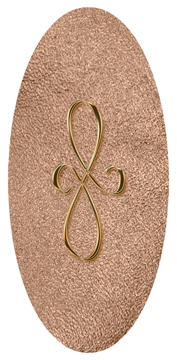 DG5000-601-BZ-SH-BZ Bronze Scroll Shimmer Bronze